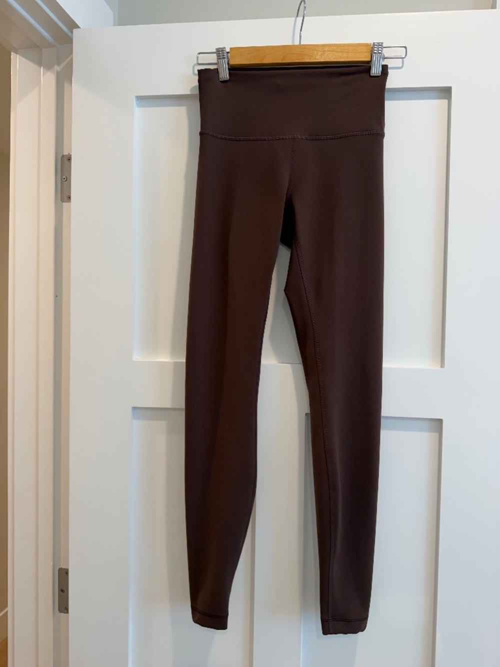 Lululemon Wunder Train High-Rise Tight 28" Espresso Sz 6